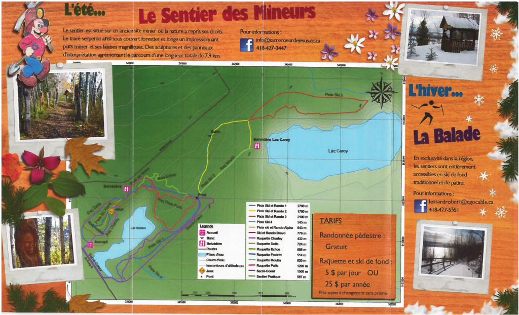 Sentier des Mineurs Map