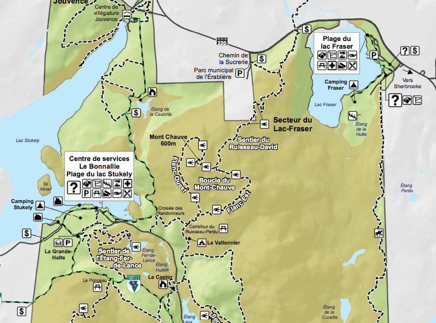 Mont Chauve Map