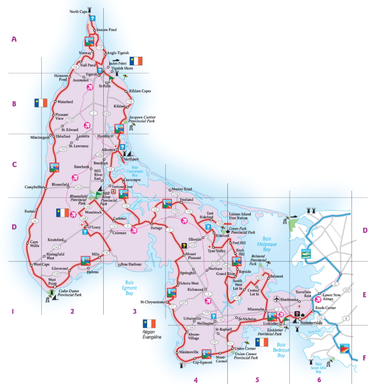 North Cape Coastal Drive Map