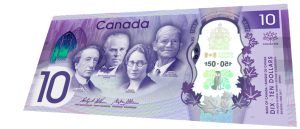 Canada 150 - 10 dollar bill